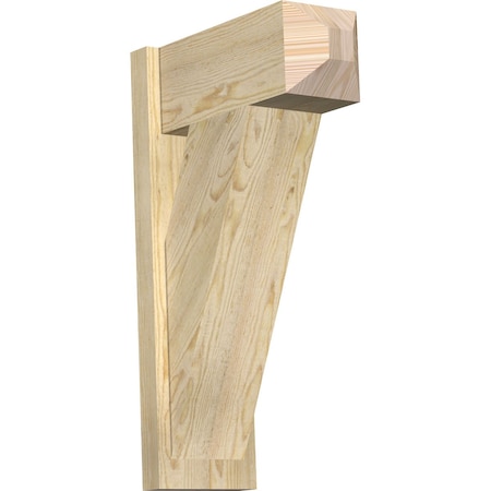 Ekena Millwork Traditional Craftsman Rough Sawn Outlooker, Douglas Fir, 8"W x 18"D x 30"H OUT08X18X30TRA04RDF